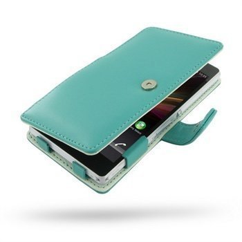 Sony Xperia Z PDair Leather Case 3QSYXZB41 Turkoosi