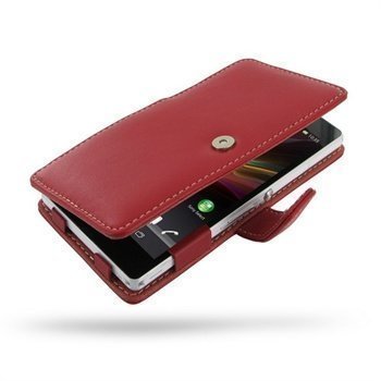 Sony Xperia Z PDair Leather Case 3RSYXZB41 Punainen