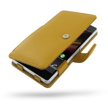 Sony Xperia Z PDair Leather Case 3YSYXZB41 Keltainen
