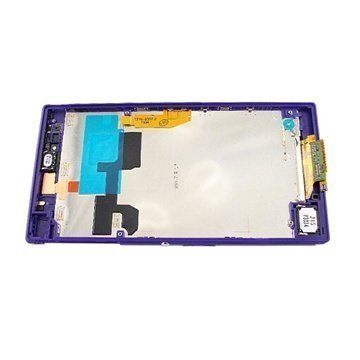 Sony Xperia Z Ultra Etukansi & LCD-Näyttö Violetti