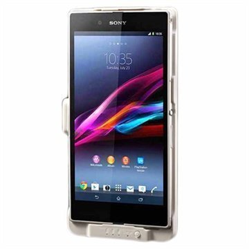 Sony Xperia Z Ultra External Battery Case White