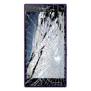 Sony Xperia Z Ultra LCD-näytön ja Kosketusnäytön Korjaus Violetti