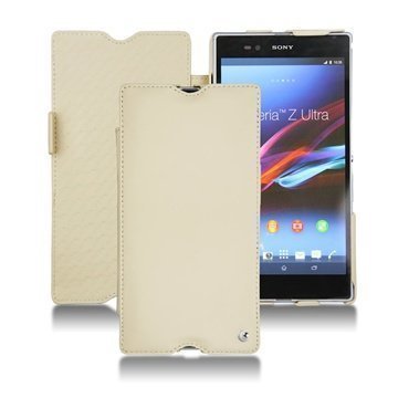 Sony Xperia Z Ultra Noreve Tradition D Nahkakotelo Beige