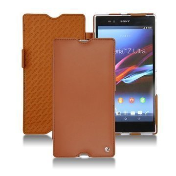 Sony Xperia Z Ultra Noreve Tradition D Nahkakotelo Ruskea