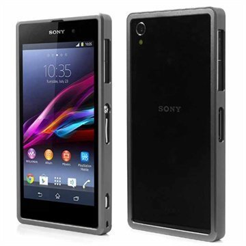 Sony Xperia Z1 Alumiininen Suojakehys Harmaa