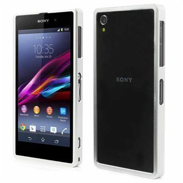 Sony Xperia Z1 Alumiininen Suojakehys Hopea
