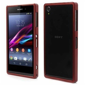 Sony Xperia Z1 Alumiininen Suojakehys Punainen