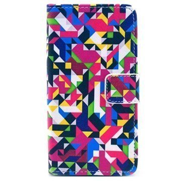 Sony Xperia Z1 Compact Wallet Leather Case Colorful