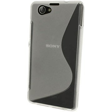 Sony Xperia Z1 Compact iGadgitz S-Linja TPU-Suojakotelo Kirkas