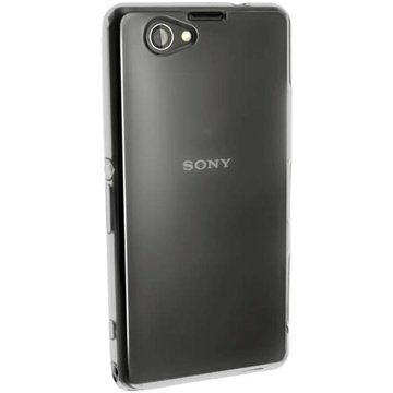 Sony Xperia Z1 Compact iGadgitz TPU-Suojakotelo Transparent Kirkas