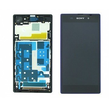 Sony Xperia Z1 Etukansi & LCD-Näyttö Violetti