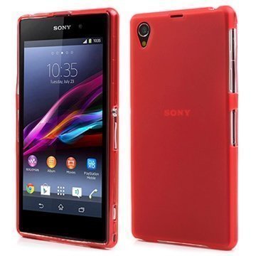 Sony Xperia Z1 Flex TPU Kotelo Punainen