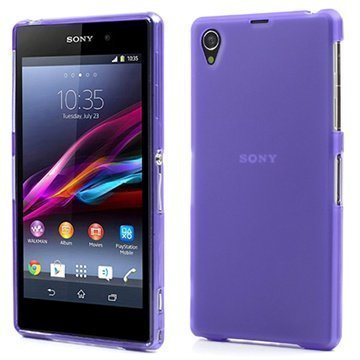 Sony Xperia Z1 Flex TPU Kotelo Violetti