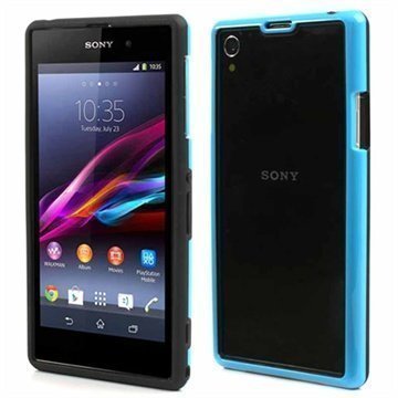 Sony Xperia Z1 Hybrid Puskurikehys Sininen / Musta