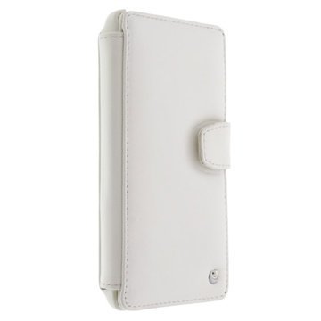 Sony Xperia Z1 Noreve Tradition B Flip Leather Case White