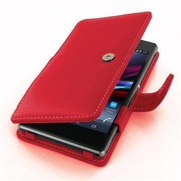 Sony Xperia Z1 PDair Leather Case 3RSYPZB41 Punainen