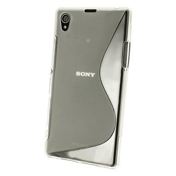 Sony Xperia Z1 iGadgitz S Line Crystal TPU Kotelo Kirkas