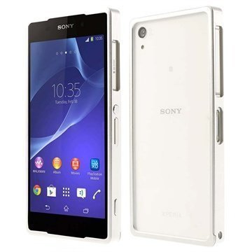 Sony Xperia Z2 Alumiininen Suojakehys Hopea