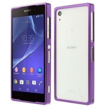 Sony Xperia Z2 Alumiininen Suojakehys Violetti