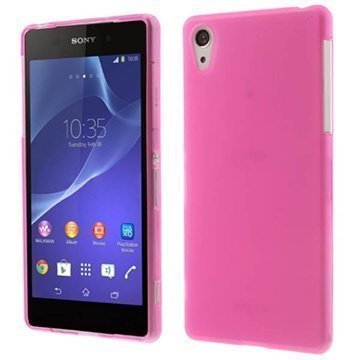 Sony Xperia Z2 Flex TPU-kotelo Kuuma Pinkki