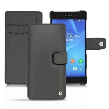 Sony Xperia Z2 Noreve Tradition B Wallet Nahkakotelo Musta