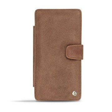 Sony Xperia Z2 Noreve Tradition B Wallet Nahkakotelo Soopelinruskea Vintage