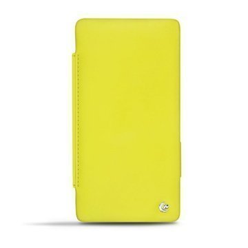 Sony Xperia Z2 Noreve Tradition D Läpällinen Nahkakotelo Fluoresentti Keltainen
