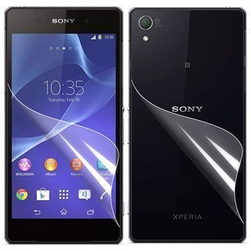 Sony Xperia Z2 Näytönsuojasetti Kirkas