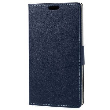 Sony Xperia Z2a Wallet Nahkakotelo Tummansininen