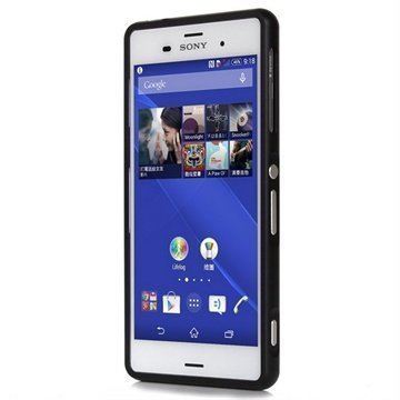 Sony Xperia Z3 Alumiininen Suojareunus Musta