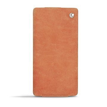 Sony Xperia Z3 Compact Noreve Tradition Flip Nahkakotelo Exception Mandarine Vintage