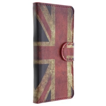 Sony Xperia Z3 Compact Tyylikäs Nahkainen Lompakkokotelo Union Jack