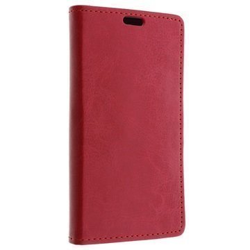 Sony Xperia Z3 Compact Wallet Nahkakotelo Punainen