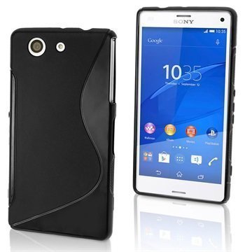 Sony Xperia Z3 Compact iGadgitz S-Linja TPU-Suojakotelo Musta