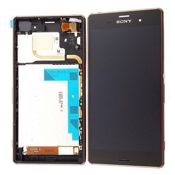 Sony Xperia Z3 Dual Etukuori & LCD Näyttö Kupari