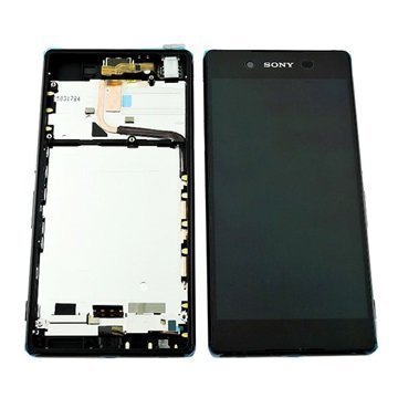 Sony Xperia Z3+ Dual Etukuori & LCD Näyttö Musta