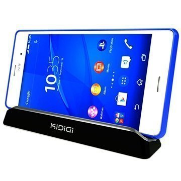 Sony Xperia Z3 KiDiGi Työpöytälaturi Musta