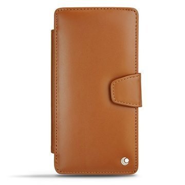 Sony Xperia Z3 Noreve Tradition B Wallet Leather Case PerpÃ©tuelle Ruskea