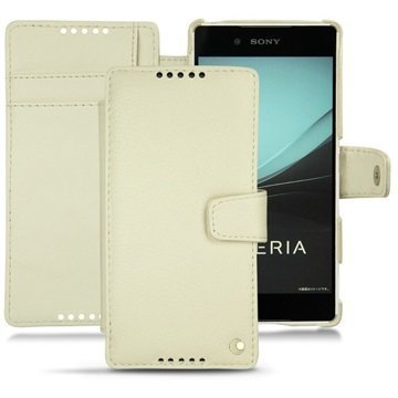 Sony Xperia Z3+ Noreve Tradition B Wallet Nahkakotelo Ambition IvoireÂ