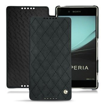 Sony Xperia Z3+ Noreve Tradition D Läpällinen Nahkakotelo Exception Couture Dark Vintage