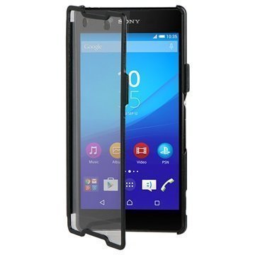 Sony Xperia Z3+ Roxfit Touch Book Kotelo Musta