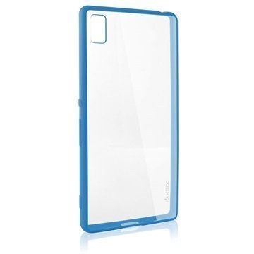 Sony Xperia Z3+ Xperia Z3+ Dual Ksix Fusion Case Transparent / Blue