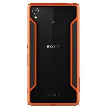 Sony Xperia Z3+ Xperia Z3+ Dual Nillkin Armor-Border Suojapuskuri Oranssi