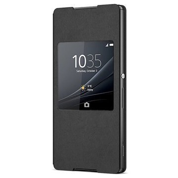 Sony Xperia Z3+ Xperia Z3+ Dual Style-Suojakotelo SCR30 Musta