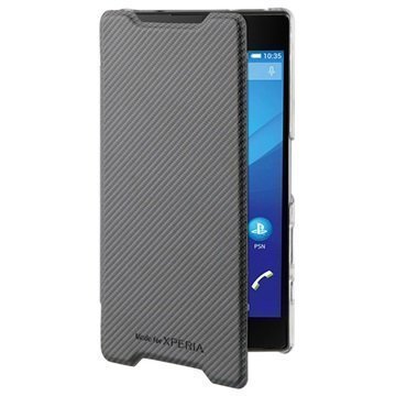 Sony Xperia Z5 Compact Roxfit Ultra Slim Book Kotelo Musta