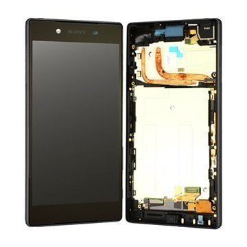 Sony Xperia Z5 Etukuori & LCD Näyttö Musta