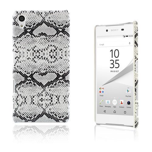 Sony Xperia Z5 Kuori Luonnollinen Pinta Valkoinen