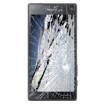 Sony Xperia Z5 LCD-näytön ja Kosketusnäytön Korjaus Musta