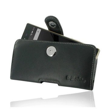 Sony Xperia Z5 PDair Vaakasuuntainen Nahkakotelo Musta