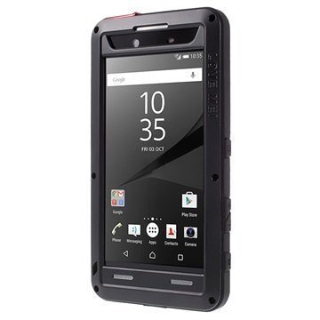 Sony Xperia Z5 Premium Love Mei Powerful Hybrid Suojakuori Musta